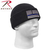 ROTHCO Thin BLUE Line Flag Winter Watch Hat