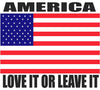 6" America Love it or Leave Sticker Decal