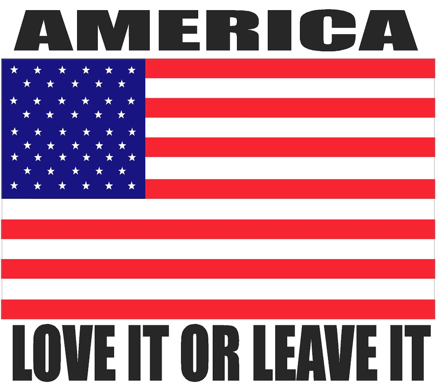 6" America Love it or Leave Sticker Decal