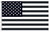 3' x 5' Subdued - Tactical - Black and White - American Flag