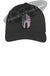 Embroidered Thin PINK Line Spartan inlayed with the American Flag Flex Fit Fitted Hat