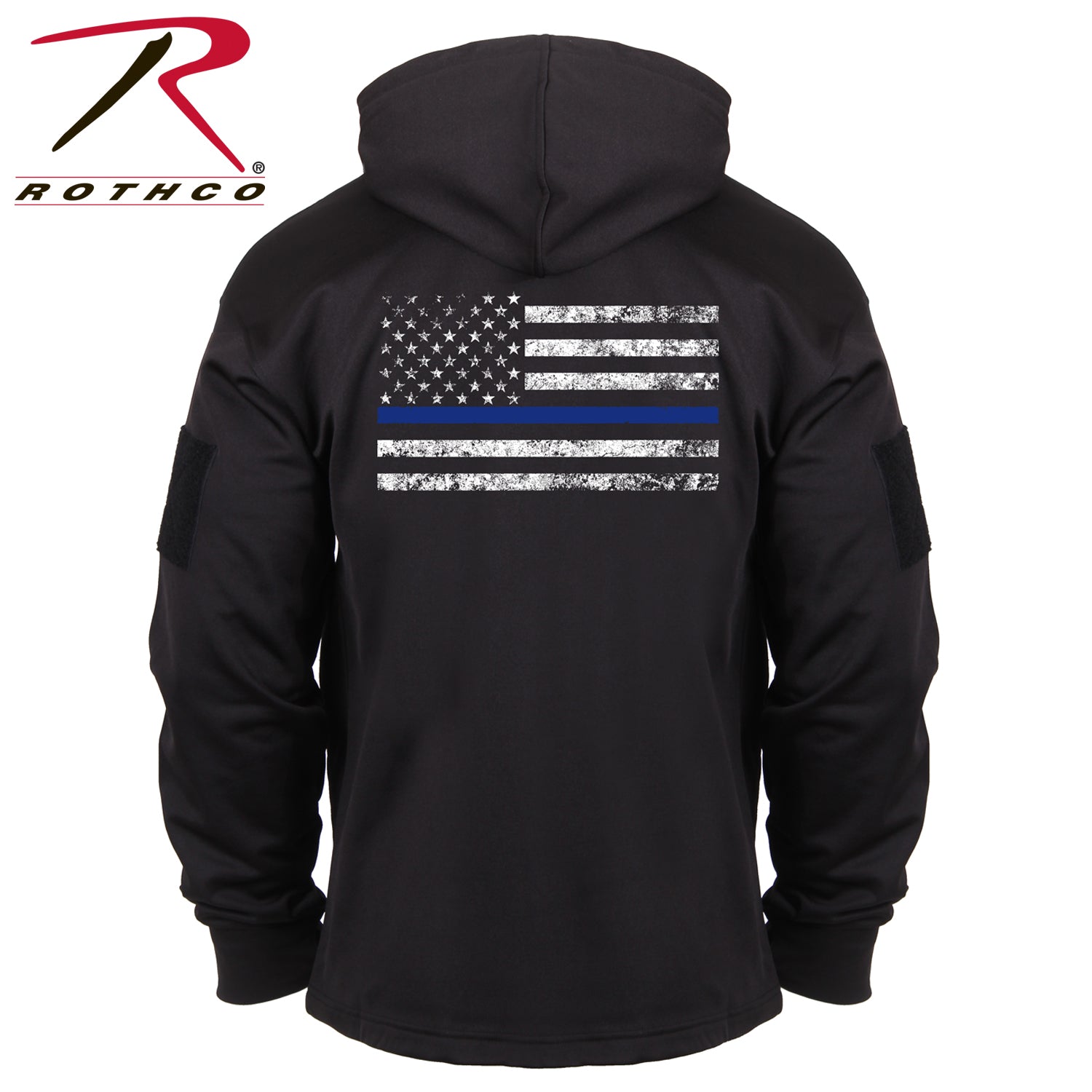 Rothco Thin Blue Line Concealed Carry BLACK Hoodie