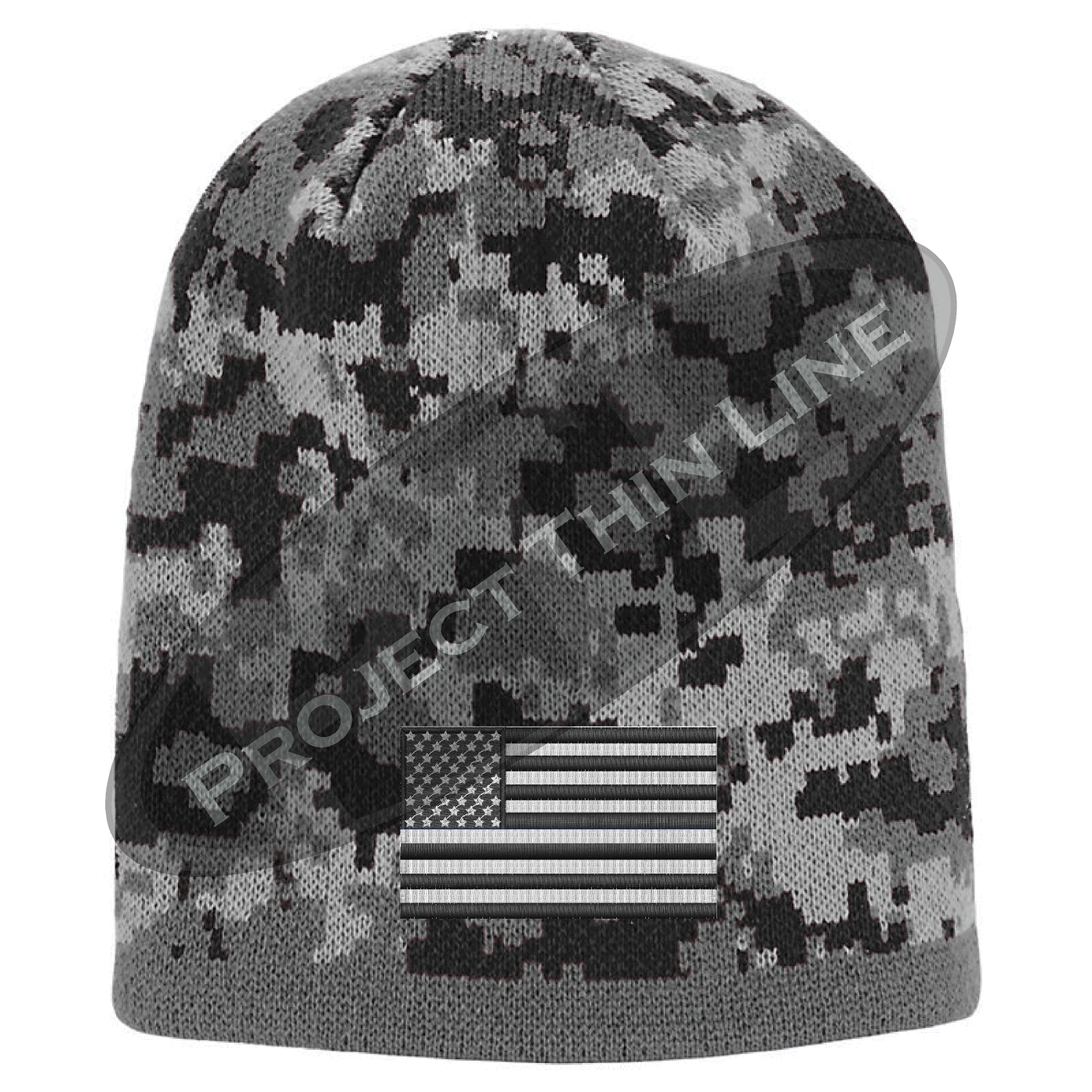 Camouflage TACTICAL American FLAG Skull Cap