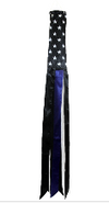 5' Thin Blue Line American Flag Windsock