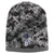 Black Camouflage embroidered Subdued Thin BLUE Line Punisher Inlayed American FLAG Skull Cap