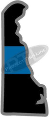 5" Delaware DE Thin Blue Line State Sticker Decal
