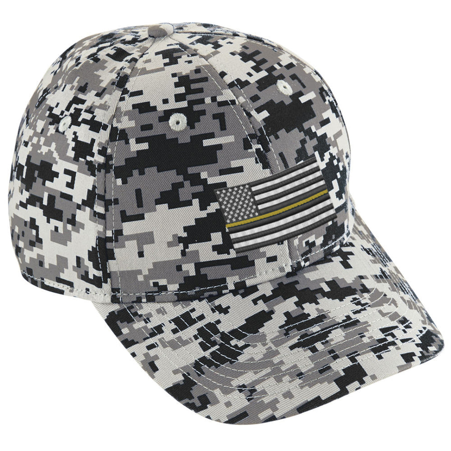 Embroidered Thin Blue Line American Flag Digital Camo Hat - Project Thin  Line