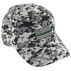 Embroidered Thin GREEN Line American Flag Digital Camo Hat