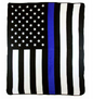 Thin Blue Line Polar Fleece Blanket