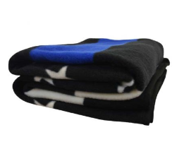 Thin Blue Line Polar Fleece Blanket