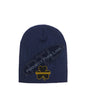 Embroidered Thin Gold Line Shamrock Skull Cap