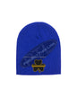 Embroidered Thin Gold Line Shamrock Skull Cap