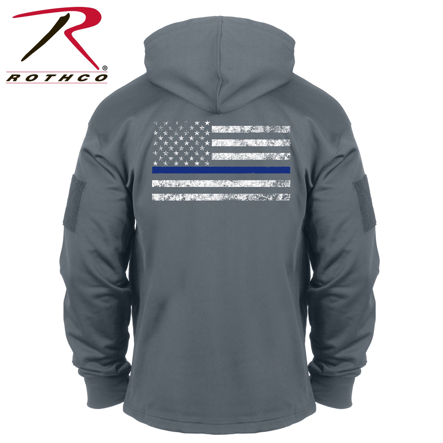 Rothco Thin Blue Line Concealed Carry Grey Hoodie