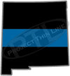 5" New Mexico NM Thin Blue Line State Sticker Decal