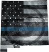 5" New Mexico NM Tattered Thin Blue Line State Sticker Decal