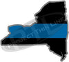 5" New York NY Thin Blue Line State Sticker Decal