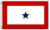 3' x 5' Poly 1 Blue Star Service Flag