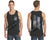 Thin BLUE Line Tattered American Flag Tank Top