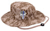 Desert Camoflage Subdued Thin Blue Line Punisher Boonie Hat