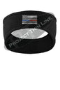 Thin BLUE / RED Line American Flag Fleece Headband