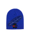 Thin Blue and Red Line Shamrock Skull Cap