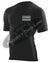 Embroidered Thin GREEN Line American Flag Short Sleeve Compression Shirt