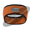 Thin GREEN Line American Flag 2 Tone Color Fleece Headband