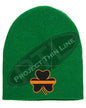 Thin Orange Line Shamrock Skull Cap