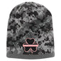 Thin PINK Line Shamrock Skull Cap