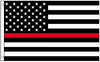 3' x 5' Poly USA Thin RED Line American Flag