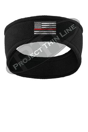 Thin RED Line American Flag Fleece Headband