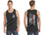 Thin Red Line Tattered American Flag Tank Top