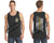 Thin Yellow Line Tattered American Flag Tank Top