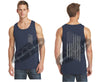 Navy TACTICAL Tattered American FLAG Tank Top