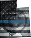 5" Utah UT Tattered Thin Blue Line State Sticker Decal