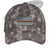 Washed Camo Thin ORANGE Line American Flag Flex Fit Fitted Hat