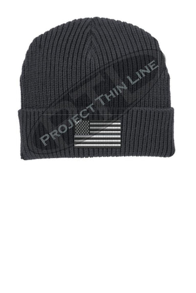 Tactical Subdued American Flag Winter Watch Hat