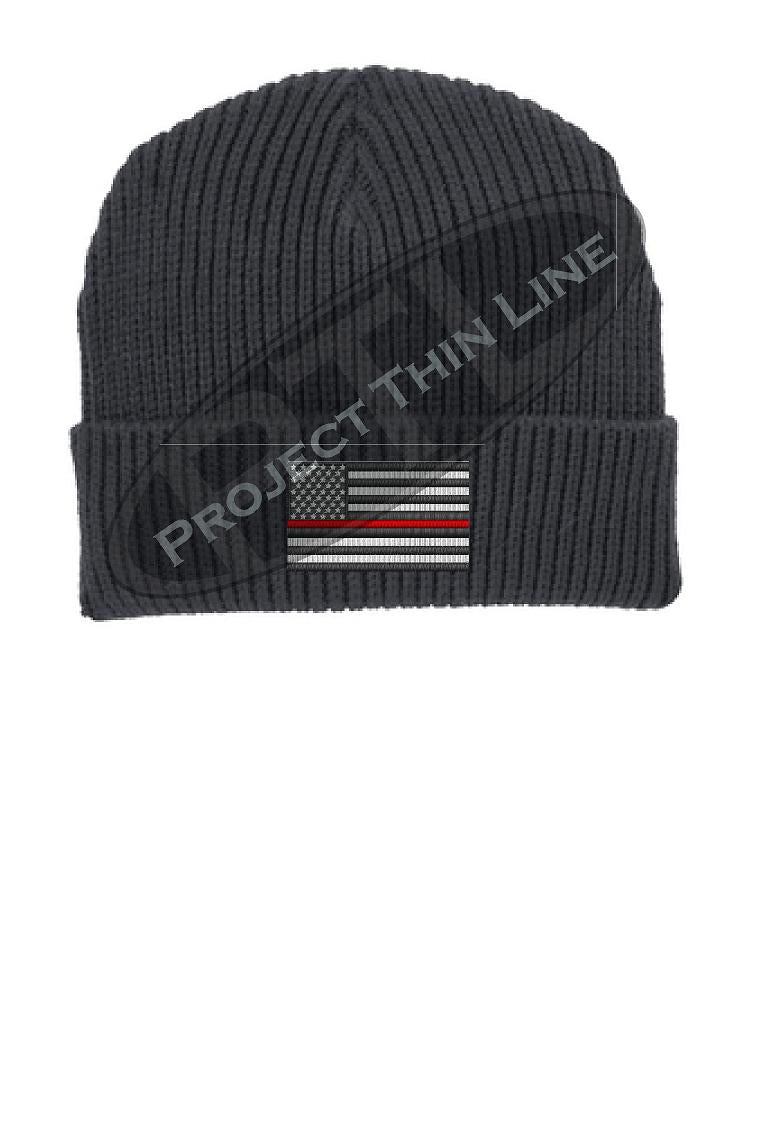 Thin RED Line American Flag Winter Watch Hat