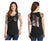 Women's Thin RED Line Tattered American Flag Tank Top