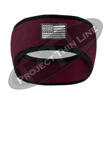 Tactical Subdued American Flag 2 Color Fleece Headband