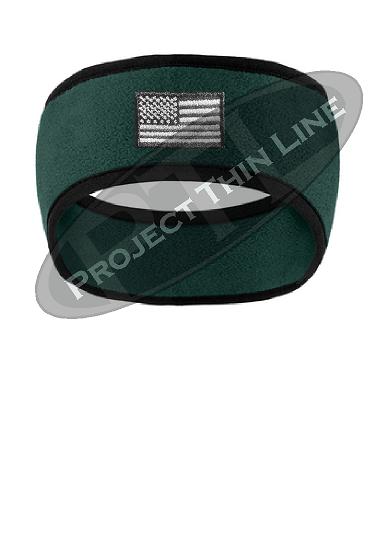 Tactical Subdued American Flag 2 Color Fleece Headband