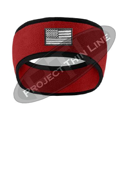 Tactical Subdued American Flag 2 Color Fleece Headband