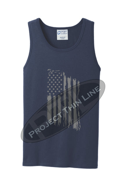Tattered Tactical - Subdued American Flag Tank Top - FRONT
