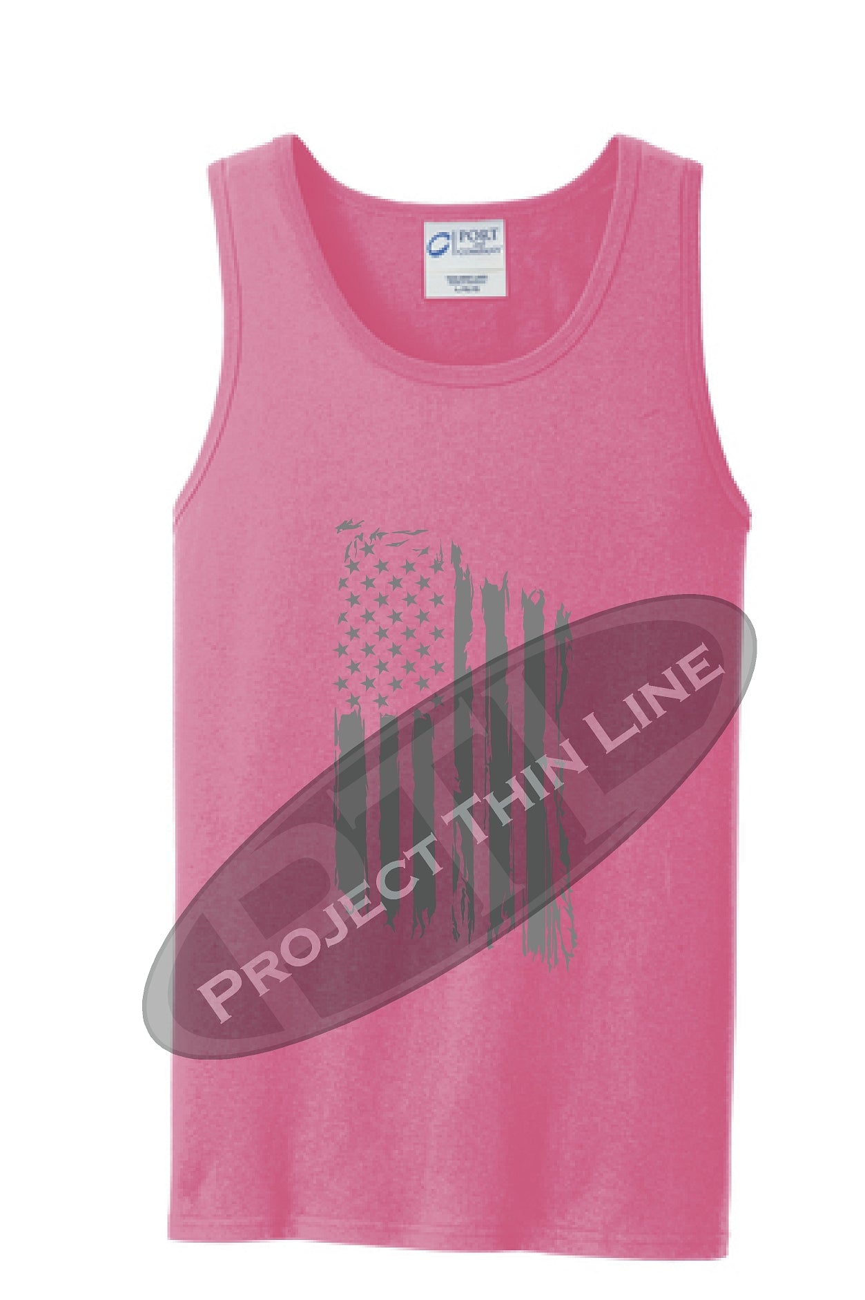Tattered Tactical - Subdued American Flag Tank Top - FRONT