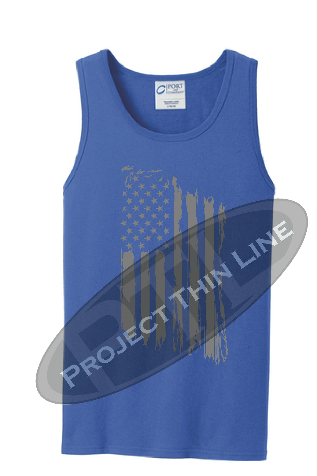 Tattered Tactical - Subdued American Flag Tank Top - FRONT