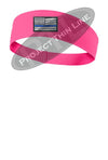 Pink Thin BLUE Line American Flag Moisture Wicking Competitor Headband