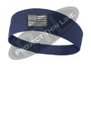 Navy Tactical Subdued Line American Flag Moisture Wicking Competitor Headband
