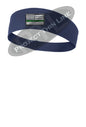 Navy Thin Green Line American Flag Moisture Wicking Competitor Headband